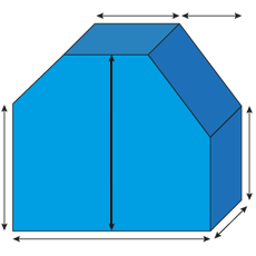 6 Sided Trapezoid Foam Cut To Size