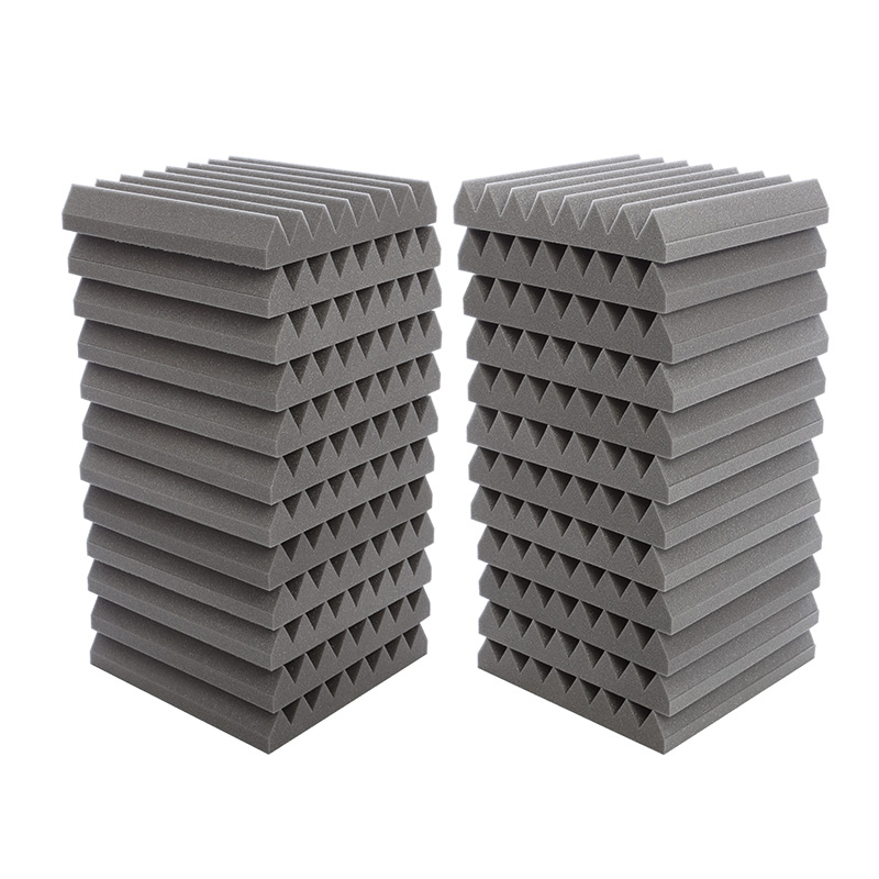 Grey Acoustic Foam Panels Wedge